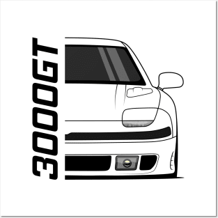 Front 3000GT 1990 1993 JDM Posters and Art